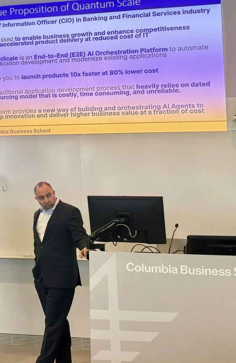 Presenting at Columbia Business School